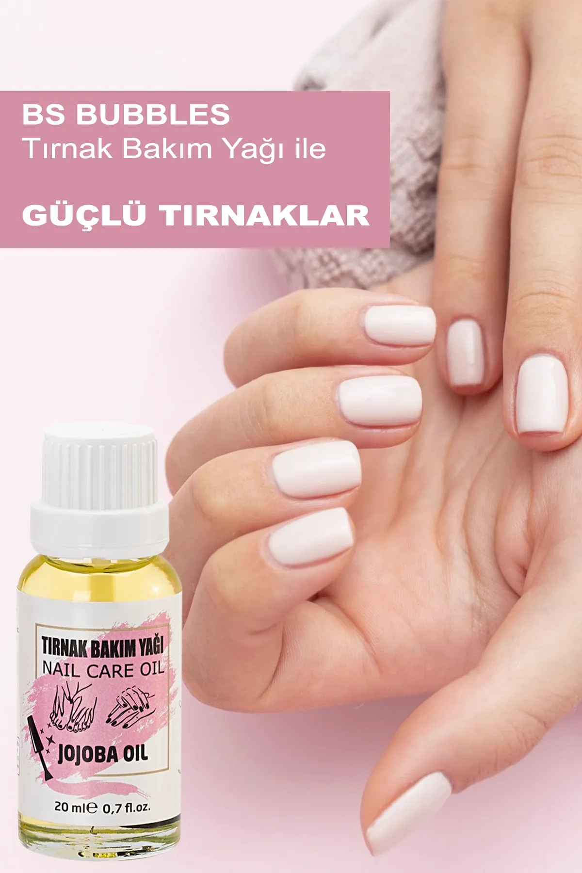 Nail Care Oil 20ml – 100% Natural Blend with 9 Different Oils
